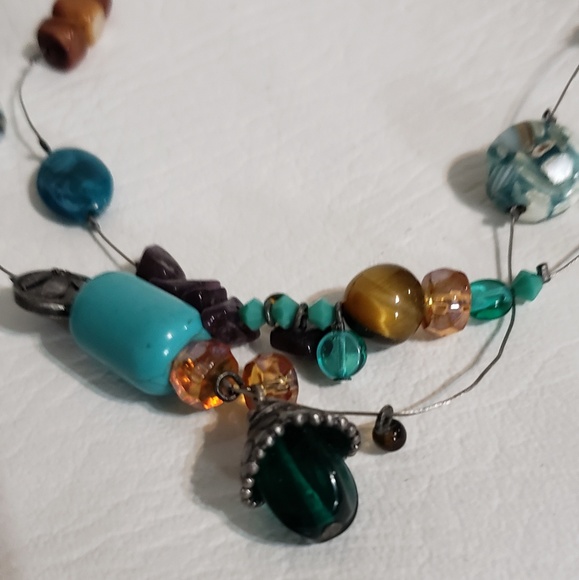 Chico multicolored glass beads necklace 36 inches - Picture 3 of 6